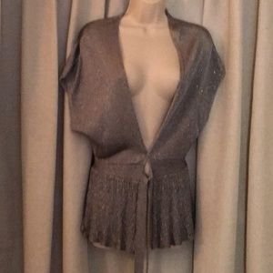 Gorgeous gray and silver cardigan